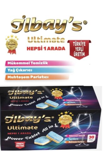 İlbay's Ultimate Hepsi 1 Arada Bulaşık Makinesi Tableti 30 Tablet (100% SUDA ERİYEN FİLM)