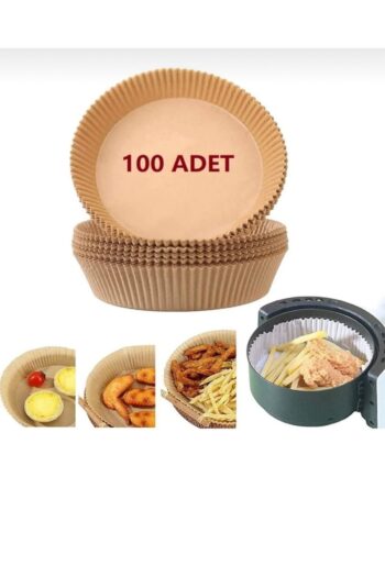 TRUSTMODA Her Modele Uyumlu Xl & Xxl 100 Adet Airfryer Pişirm Kağıdı - Hijyenik Yağlı Kağıt - Airfryer Ustası