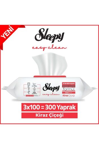 Sleepy Easy Clean Kiraz Çiçeği Yüzey Temizlik Havlusu 3X100 (300 Yaprak)