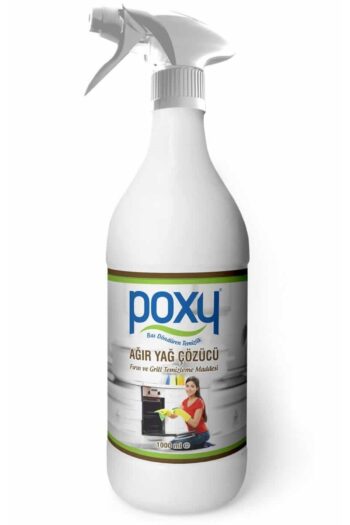 Poxy Ağır Yağ Çözücü 1000 ml Aspiratör, Izgara, Fırın, Ocak, Tava Yanmış Yağ Temizleyici Kesin Çözüm