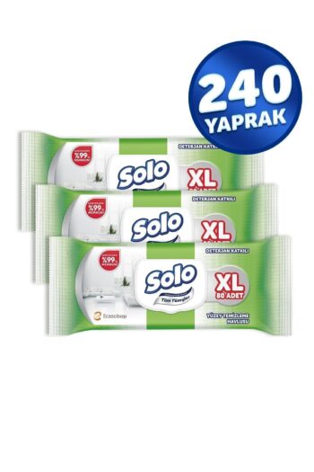 Solo Tüm Yüzeyler Islak Temizleme Havlusu Xl 240 Yaprak