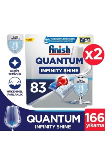 Finish Quantum Infinity Shine 166 Kapsül Bulaşık Makinesi Deterjanı Tableti (83x2)