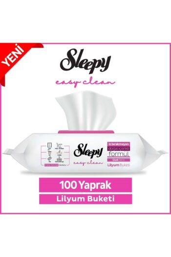 Sleepy Easy Clean Lilyum Buketi Yüzey Temizlik Havlusu 100 Yaprak