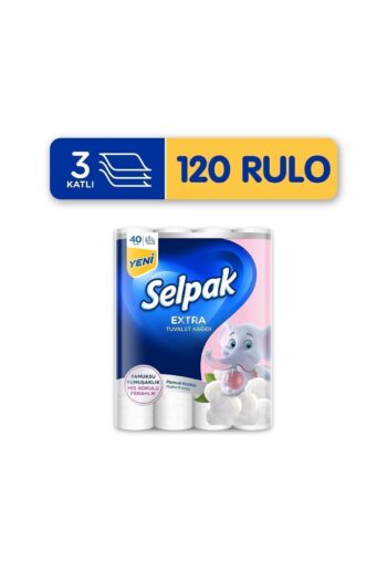 Selpak ® Extra Pamuk Katkılı Ve Pudra Kokulu Tuvalet Kağıdı 120'li