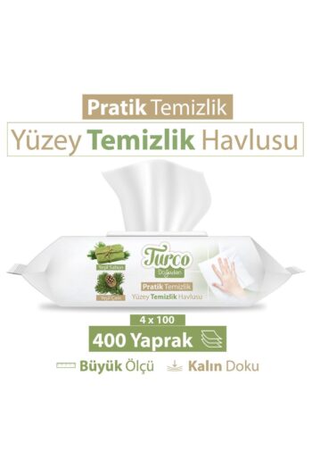 Turco Doğadan Pratik Temizlik Turco Doğadan Pratik Yüzey Temizlik Havlusu 4X100 (400 Yaprak)