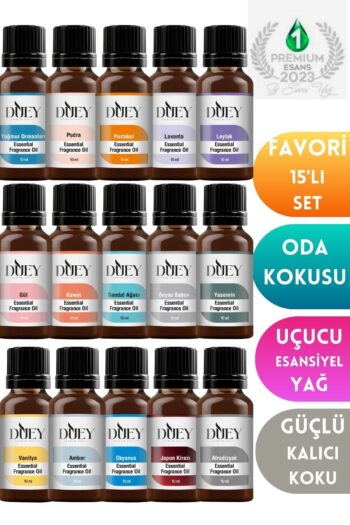 DUEY 15li Uçucu Yağ Buhurdanlık Yağı Difüzör Esansı Oda Kokusu Esansı Hava Nemlendirici Esansı