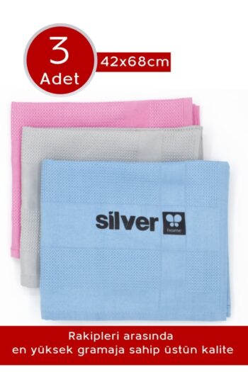 SİLVER HOME Mikrofiber 3lü Dekoratif Cam Bezi 42x68cm