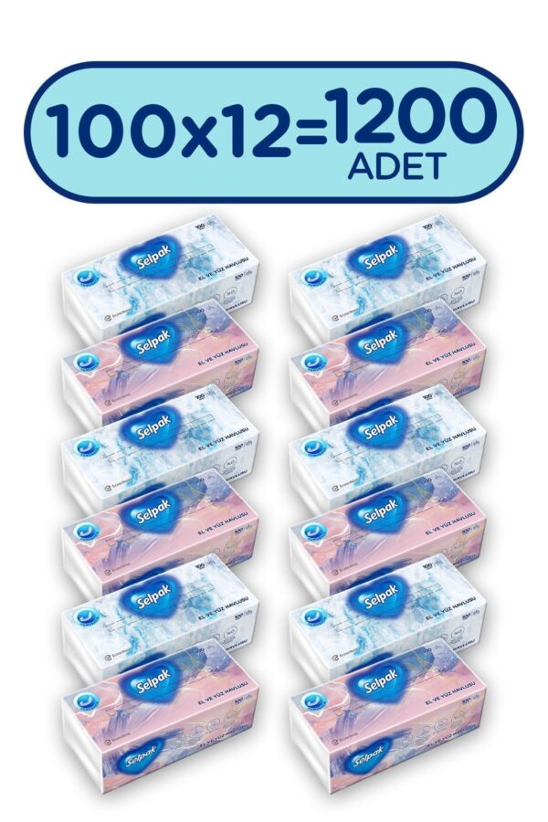 Selpak ® El Ve Yüz Havlusu 12'li 1200 Yaprak