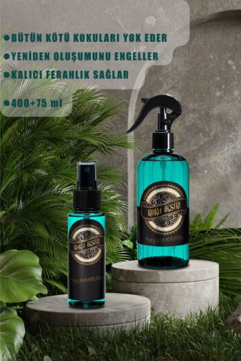 KOKU İKSİRİ Bütün Kötü Kokulara Son Ferahlatıcı Kötü Koku Giderici Oda Parfümü Oda Kokusu 400 ml 75 ml