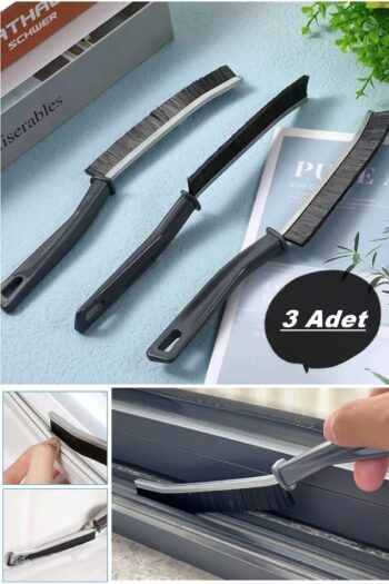 Kitchen Beauty 3 ADET Çok Amaçlı Multi İnce Temizlik Fırçası Derz Arası Banyo Mutfak Lavabo Detay Temizleme Fırçası