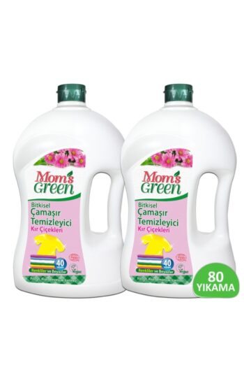 Mom's Green 2'li Set - 1500 ml Bitkisel Çamaşır Temizleyici Kır Çiçekleri ( 1500 ml X 2 Adet)