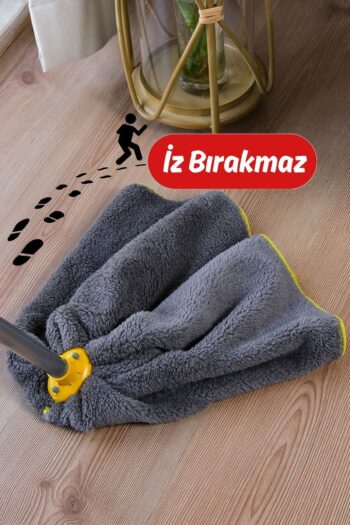vosvera Mikrofiber Ultra Kalın Dokulu Mop Başlığı - Iz Bırakmayan Yedek Paspas Ucu Antrasit