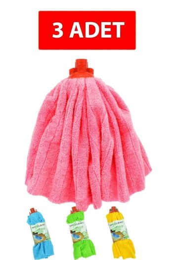 MaxClean Mikrofiber Mop Başlık 3 Adet 45x70 Yedek Paspas Ucu Mikrofiber Bez Paspas