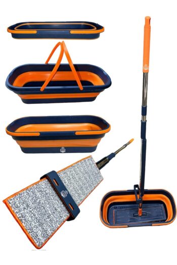 Hansel Kendinden Sıkmalı Kovalı Lüx Mop Set