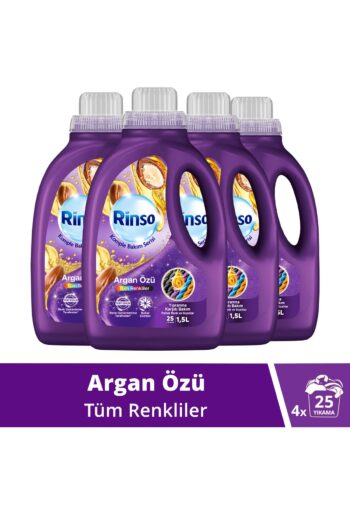 Rinso Sıvı Çamaşır Deterjanı Komple Bakım Serisi Argan Özü Tüm Renkliler Için 1.5 L X4