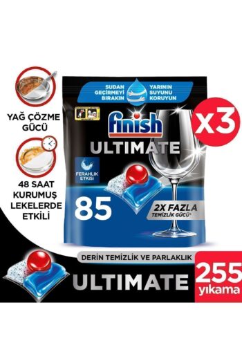 Finish Ultimate Hepsi Bir Arada Bulaşık Makinesi Deterjanı  Kapsül Tablet  255 Adet (85 x 3'lü)