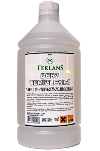 Terlans Lavabo Klozet Fayans Arası Derz Temizleyici Tuvalet Taşı Temizleyici 1000 ml Yoğun Kıvam