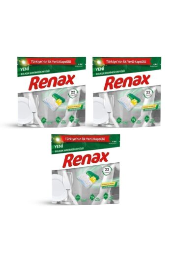 RENAX Bulaşık Makine Kapsülü 22'li X 3 Adet