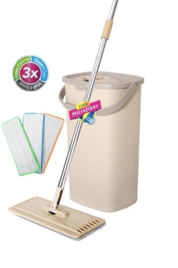 Spin Mop Orjinal 3 Farklı Kullanım Için 3 Bezli Tablet Mop - 3 Adet Mikrofiber Bez