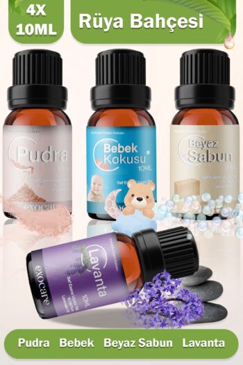 exocare Lavanta,Pudrası,Beyaz Sabun,Bebek Buhurdanlık Difüzör Yağı,oda banyo ve dolap parfümü,Kokus 10ml