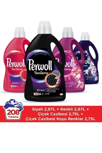 Perwoll Sıvı Deterjan Çiçek Cazibesi Koyu Renkler 2.75L(50 Yıkama) –Koyu Renkler İçin Güçlü Bakım Deterjanı