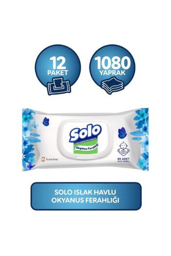 Solo Islak Havlu Okyanus Ferahlığı 12'li Set 1080 Yaprak