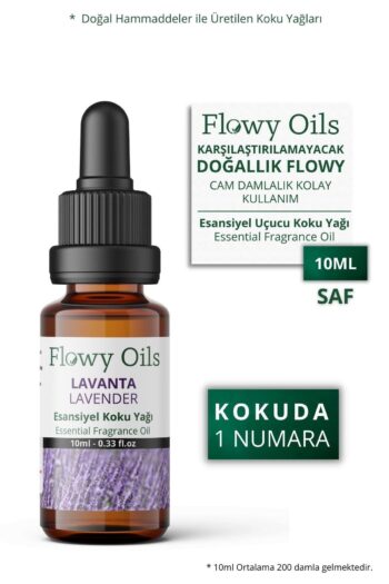 Flowy Oils Lavanta Saf Esansiyel Uçucu Koku Yağı Esans Buhurdanlık Yağı Difüzör Esansı Fragrance Oil 10ml