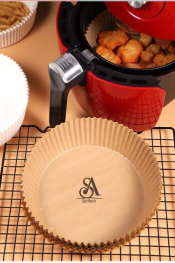 SoyAkca Airfryer (HAVA FRİTÖZÜ) Philips Xiaomi Fritöz Pişirme Kağıdı 50 Adet