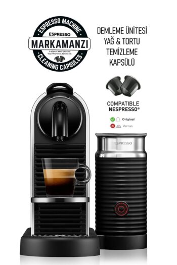 Markamanzi Kapsül Espresso Kahve Makineleri Yağ ve Tortu Temizleme Kapsülü 2 Adet | Nespresso Uyumlu