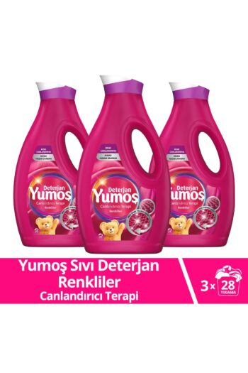Yumoş Sıvı Bakım Çamaşır Deterjanı Renkli Giysiler 1690 ml 3 Adet