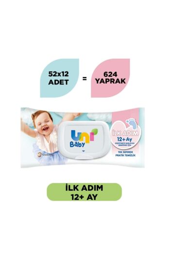 Uni Baby İlk Adım Islak Mendil 52 X 12 Adet (624 YAPRAK)