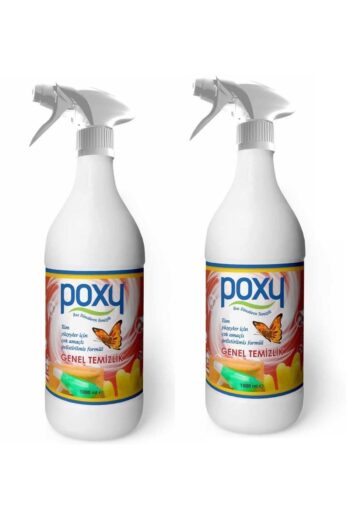 Poxy Genel Temizlik 1lt X 2 Adet Leke Çıkarıcı Pimapen Halı, Koltuk, Döşeme, Çamaşır Deri, Leke Çıkarıcı
