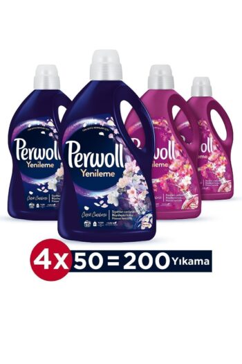 Perwoll Sıvı Deterjan Yenileme Çiçek Cazibesi 2x2.75L Renkliler + 2x2.75L Koyu Renkler (4'lü Set)