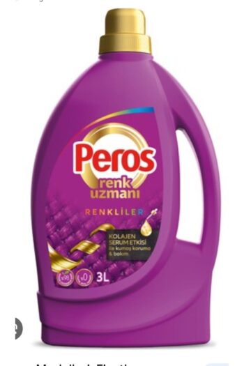 Peros Sıvı Deterjan 3lt Renkliler (MOR) 4 Adet