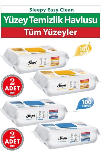 Sleepy Easy Clean Arap Sabunlu 200 Yaprak Ve Çamaşır Sulu 200 Yaprak Yüzey Havlusu