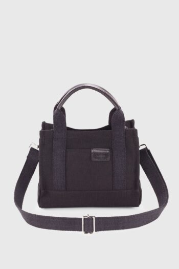 Housebags Kadın Siyah Kanvas Tote Bag 232