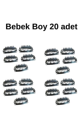 SeherBebeButik Bebek Boy Çıt Çıt Klipsi Postiş Tokası Bebek Saçsız Toka (2.8 MM )