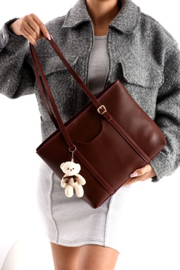 mıchael polo Kaya Bags  Bordo Kadın Omuz  Çantası  25x34 Ebatında