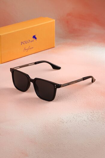 polo air UV400 Korumalı Unisex Güneş Gözlüğü Siyah PLG-2081C1