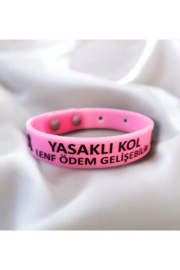fırsatlar diyarı Meme Kanseri Farkındalık Bilekliği Lenf Ödem Bilekliği Yasaklı Kol Uyarı Bilekliği  (BOYASI ÇIKMAZ)