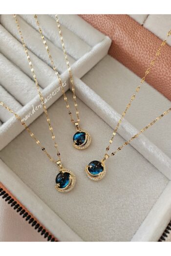 m mavi deniz accesories Çelik kolye gokyuzu kolye çelik altın gökyüzü kolye