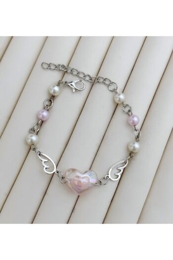 sleyshop melek kanatlı pembe renk boncuk bileklik