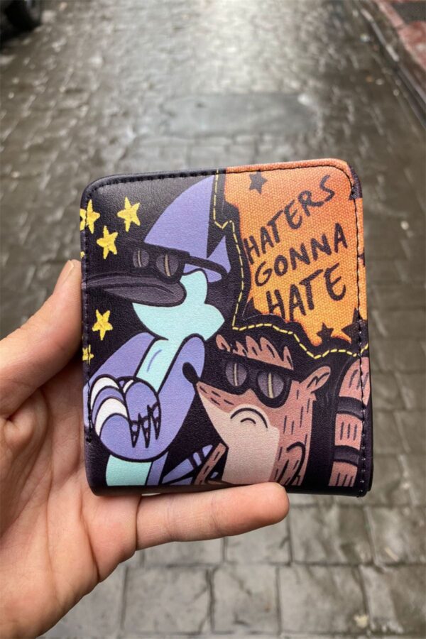 Karakedi Regular Show Mordecai & Rigby Haters Gonna Hate Erkek Cüzdan
