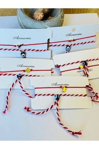 KOALA COMPANY 10 Lu Set Kartlı Kırmızı Ip Bileklik Ve Marteniçka Bileklik Her Karttan 2 Şer Adet