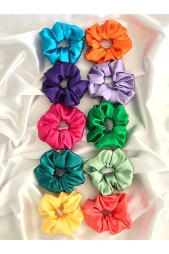 AslyAccessory 10lu Kadın Saten Saç Lastik Toka Seti