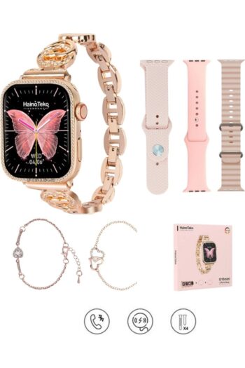 QÜMÜŞ G10 Mini 4 Kordonlu Bileklik Hediyeli Watch 10 Mini Premium Set Amoled Akıllı Saat Kadın Kol Saati