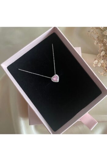 Lovera Jewellery 925 Ayar Gümüş Rodyum Kaplama Pırlanta Montürlü Kalp Kolye | Zarif Tasarım Ve Pırlanta Şıklığı