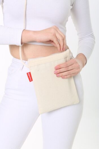 Serkan Çanta Bez Çanta Atölyesi Bez Çanta Çapraz Ipli Fermuarlı Clutch Cüzdan