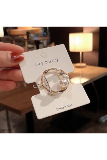 So Much Accesories So-much Kadın Zara Model Gold Inci Detaylı Yan Saç Tokası Yuvarlak-4
