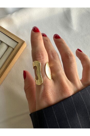 ringbox Gold Renk Vintage Desenli Sarmal Yüzük